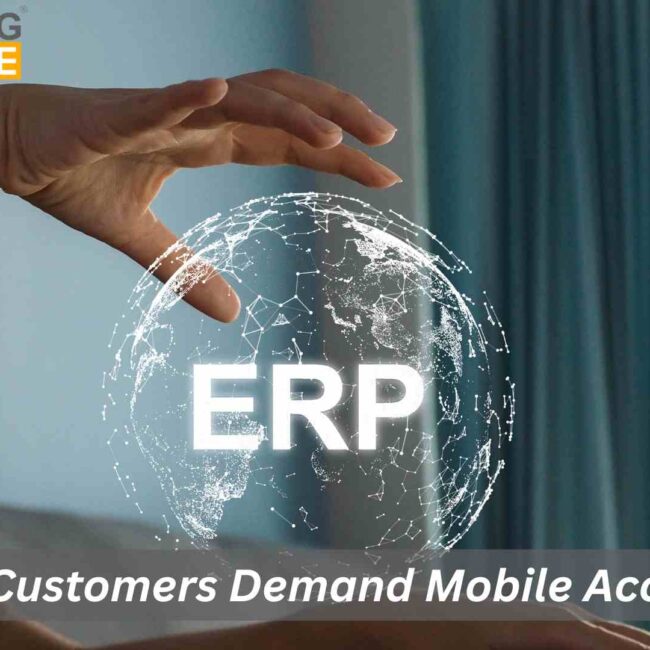 ERP customers using mobile access to monitor operations and approve workflows in real time