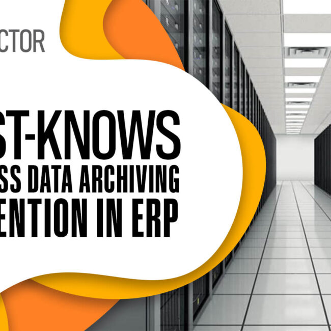 Data Archiving and Retention in ERP