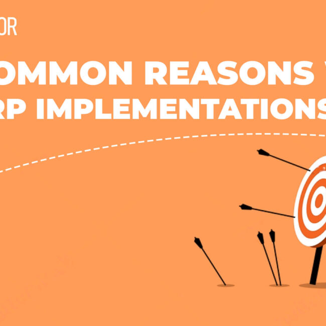 8 Common Reasons why ERP Implementation Fail