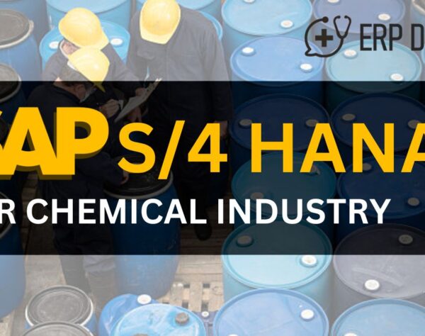 SAP S/4HANA for chemical manufacturing dashboard