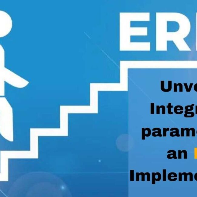 Unveling Integration parameter to an ERP Implementation