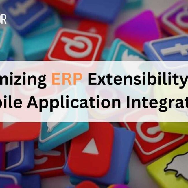 Maximizing ERP Extensibility with Mobile Application Integration