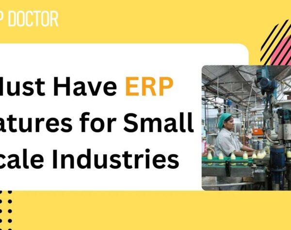 Must Have ERP Features for Small Scale Industries