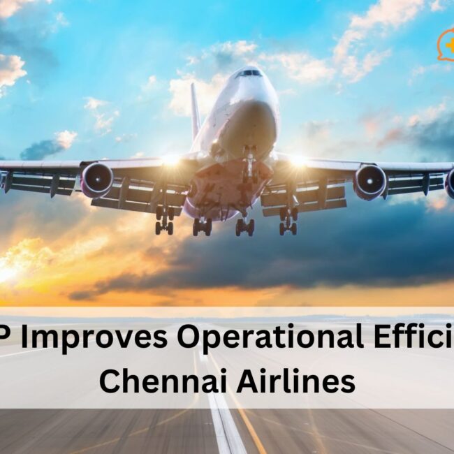 How ERP Improves Operational Efficiency for Chennai Airlines