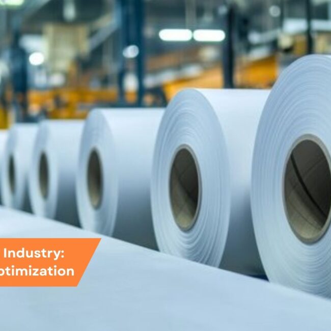 Featured image for blog on ERP systems transforming the Paper Industry, optimizing processes, and driving innovation in modern paper manufacturing.