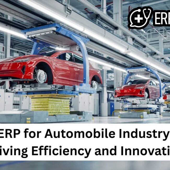 ERP for Automobile Industry: Driving Efficiency and Innovation