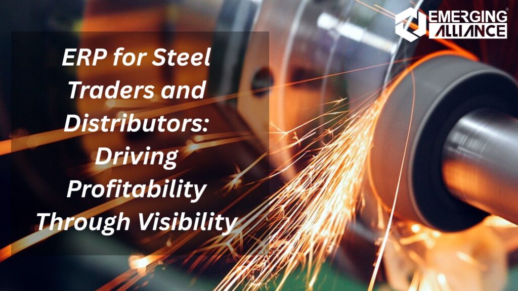 ERP for steel production industry enabling dynamic pricing and profitability control