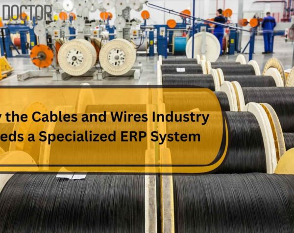 A modern ERP system streamlining production, inventory, and supply chain management in the Cables and Wires Industry.