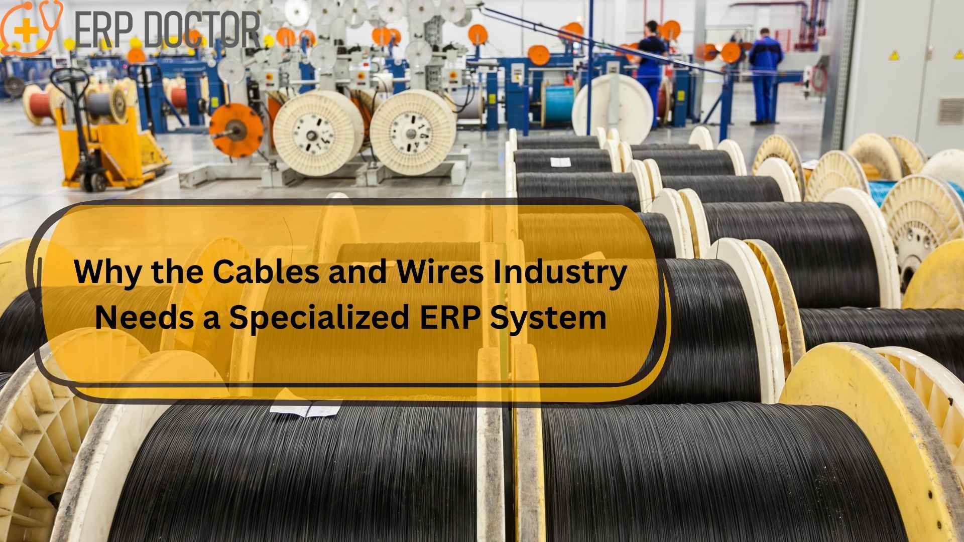 A modern ERP system streamlining production, inventory, and supply chain management in the Cables and Wires Industry.
