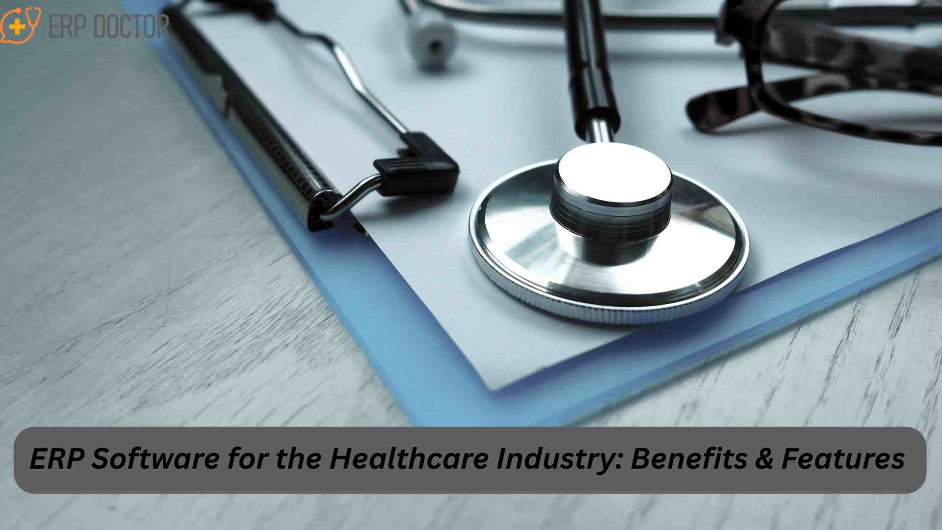 ERP software dashboard optimizing operations and finance in healthcare organizations