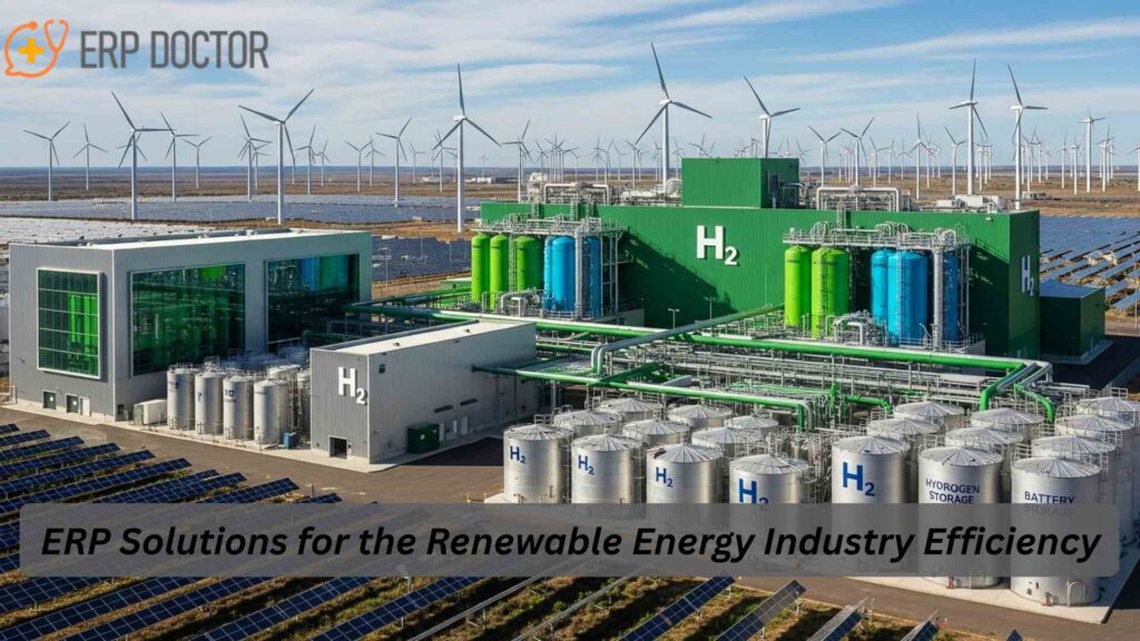 ERP Solutions for the Renewable Energy Industry managing renewable projects and assets efficiently