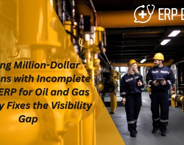 ERP for Oil and Gas Industry providing unified visibility, planning, and supply chain control