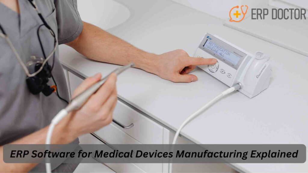 ERP Software for the Medical Equipment Industry ensuring compliance and traceability in medical device manufacturing