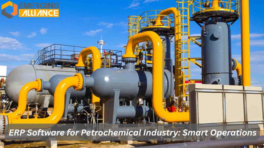 ERP Software for the Petrochemical Industry managing production, inventory, and compliance workflows