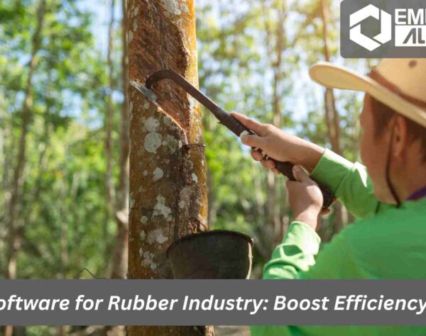 ERP software for rubber industry dashboard showing production and quality control