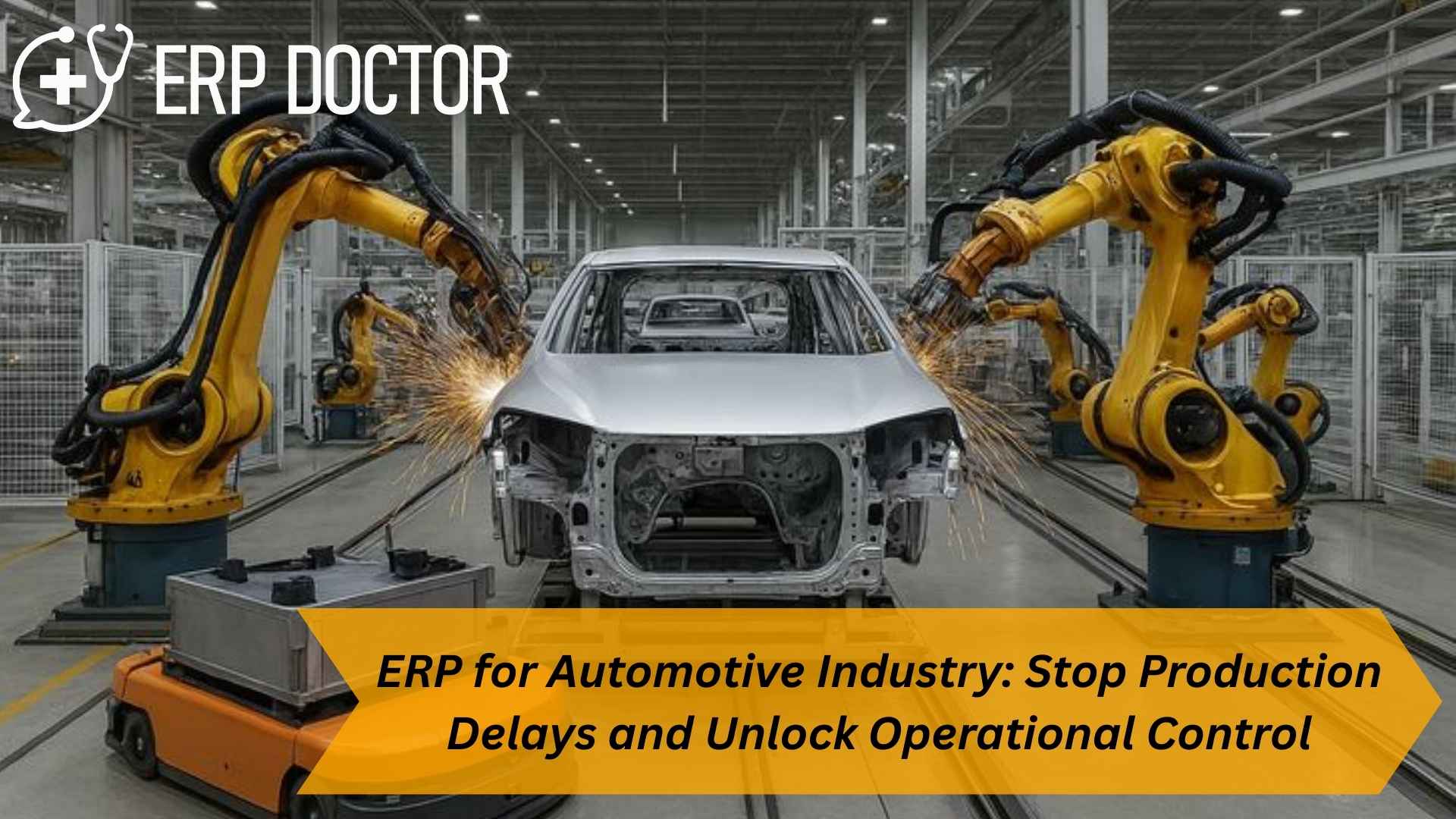ERP for Automotive Industry solution managing automotive production and supply chain operations