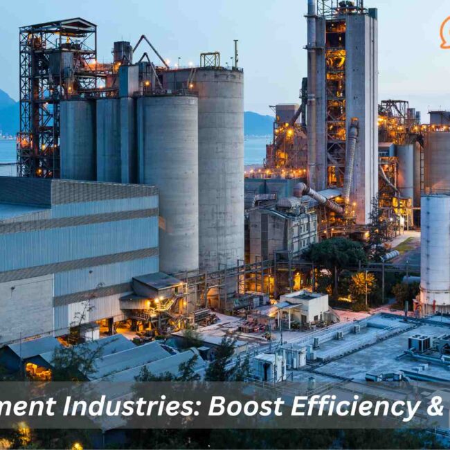 ERP for Cement Industries improving production efficiency, cost control, and operational visibility