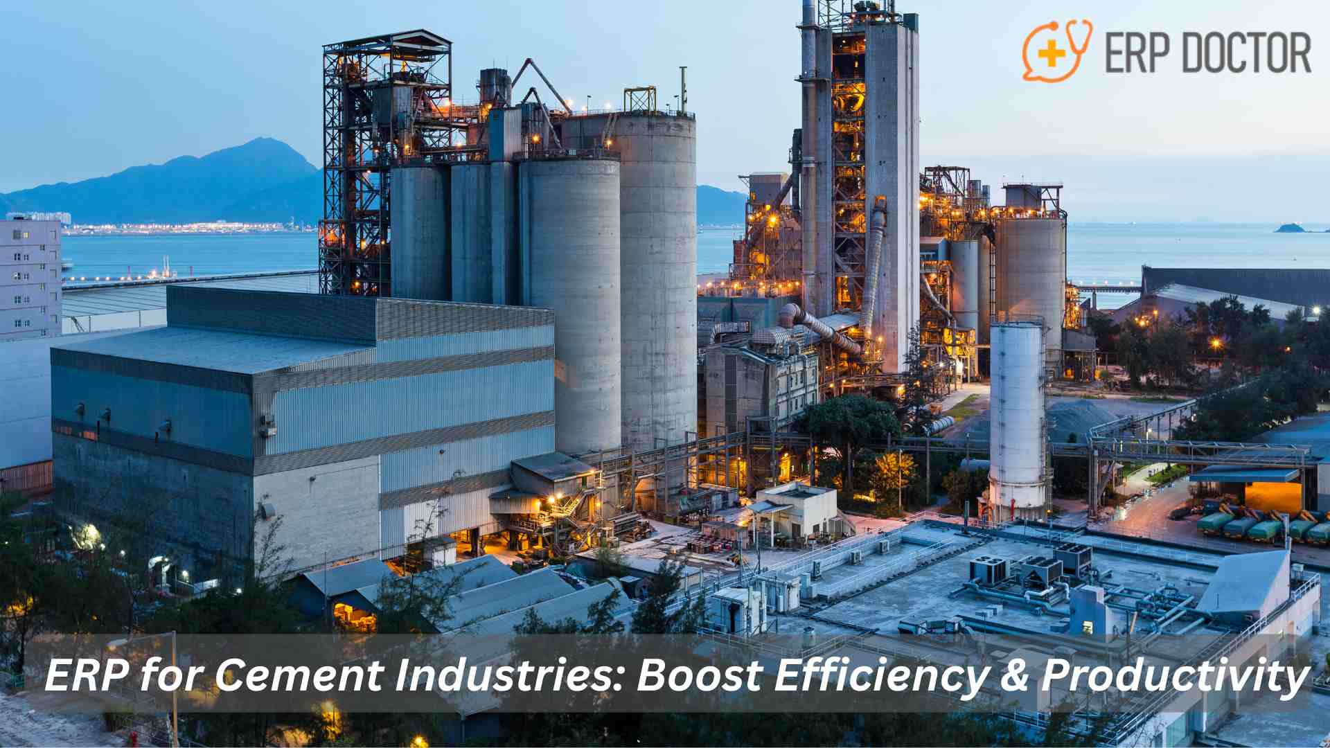 ERP for Cement Industries improving production efficiency, cost control, and operational visibility