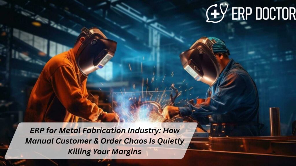 ERP for Metal Fabrication Industry improving order tracking, production planning, and customer communication