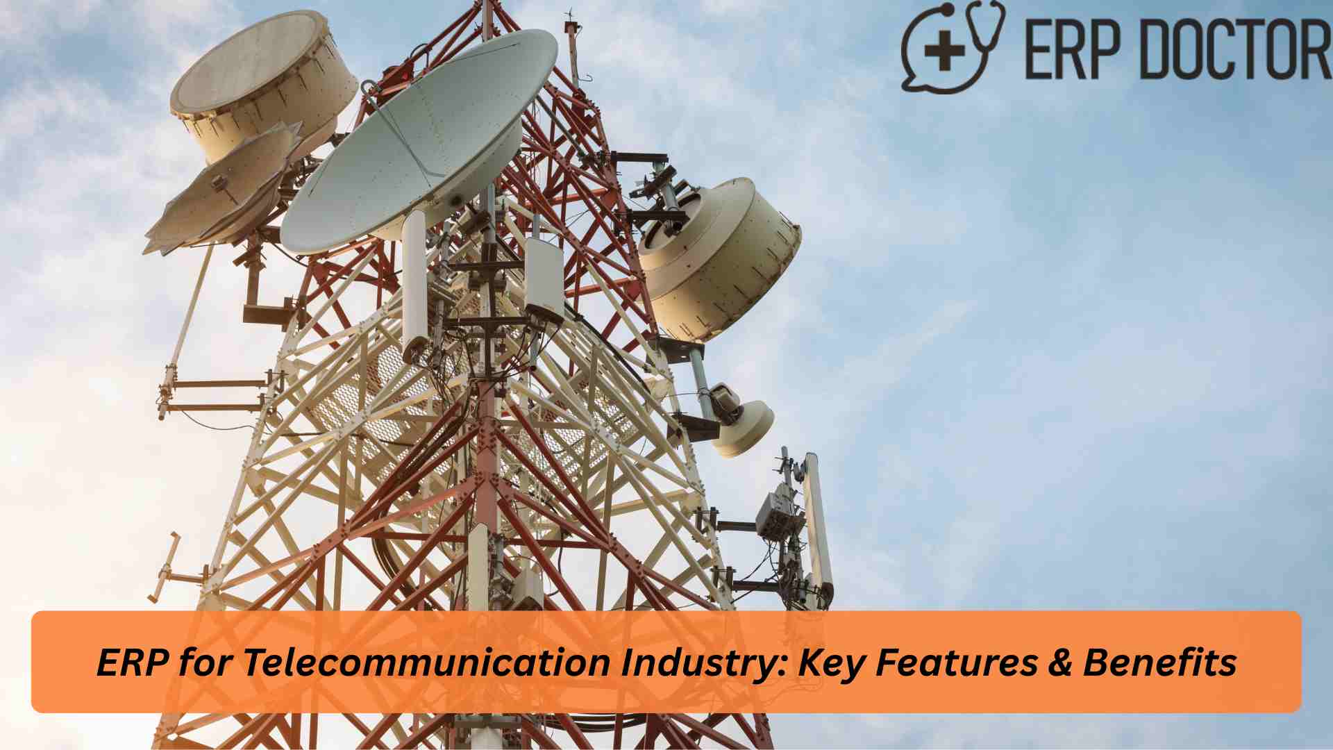 ERP for telecommunication industry dashboard displaying network and billing operations