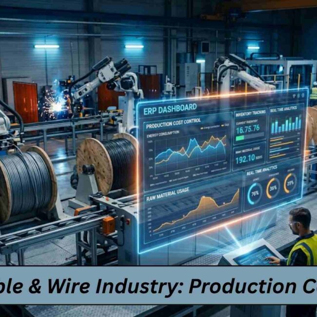 ERP for Cable & Wire Industry: Production & Cost Control using ERP