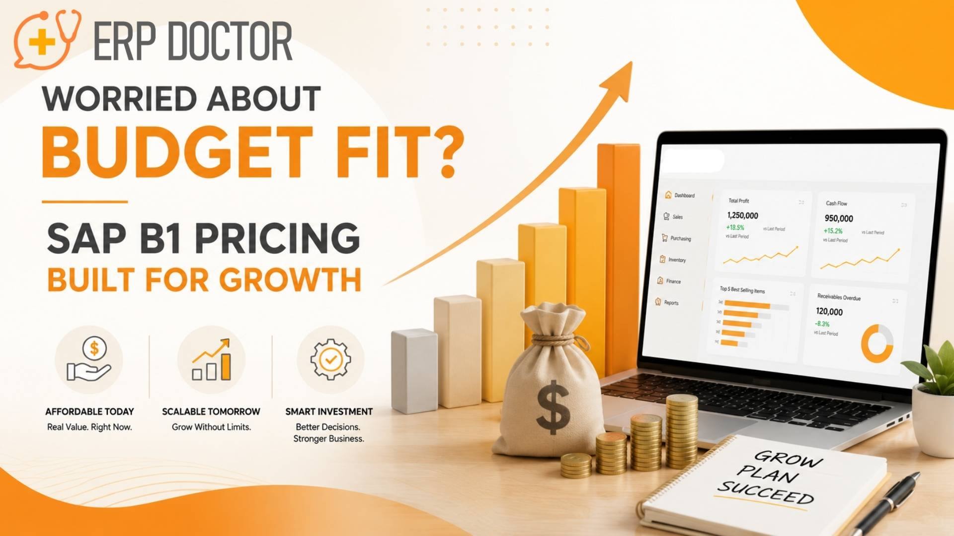 SAP B1 Pricing model helping growing businesses balance ERP investment with long-term business growth