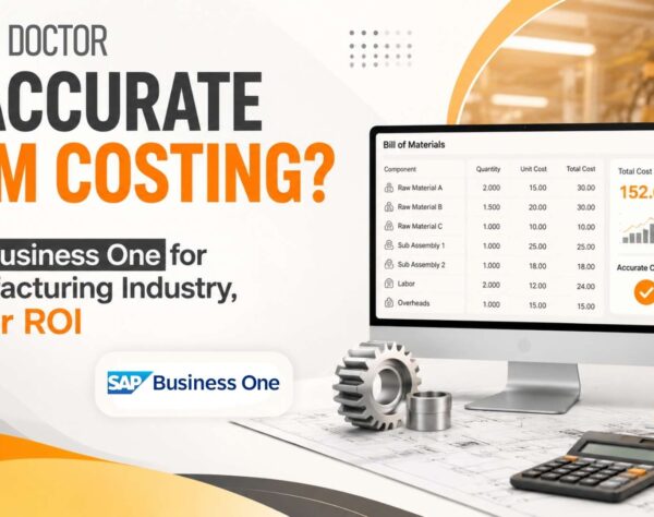 SAP Business One for Manufacturing Industry helping manufacturers eliminate inaccurate BOM costing and protect profit margins.