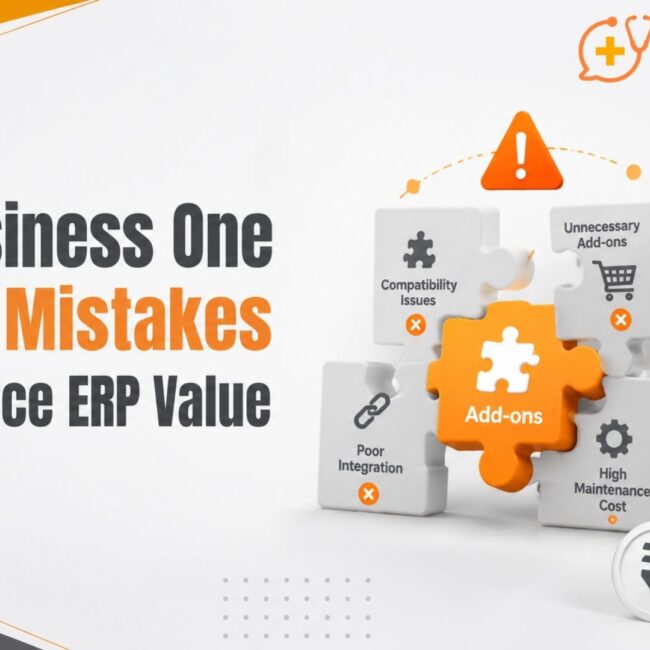 Business professionals analyzing SAP Business One Add-ons to improve ERP performance, automate workflows, enhance integration, and support scalable business growth.