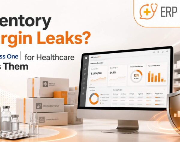 SAP Business One for Healthcare helping hospitals and medical suppliers prevent inventory margin leaks with real-time inventory management.