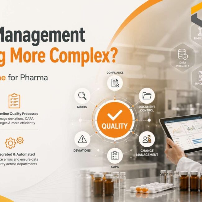 SAP Business One for Pharma helping pharmaceutical companies simplify quality management and regulatory compliance