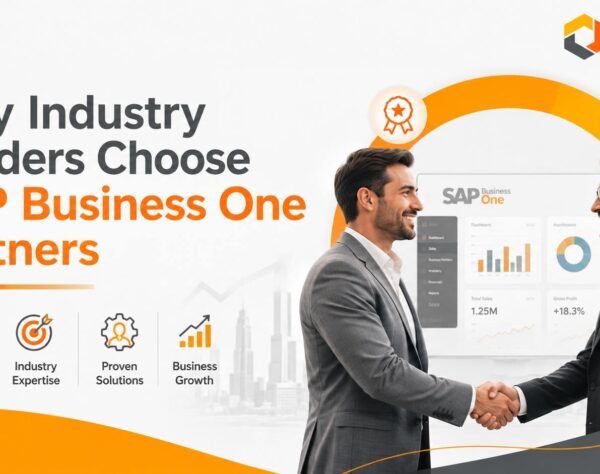 SAP Business One Partners guiding businesses through ERP implementation, integration, user training, and long-term support