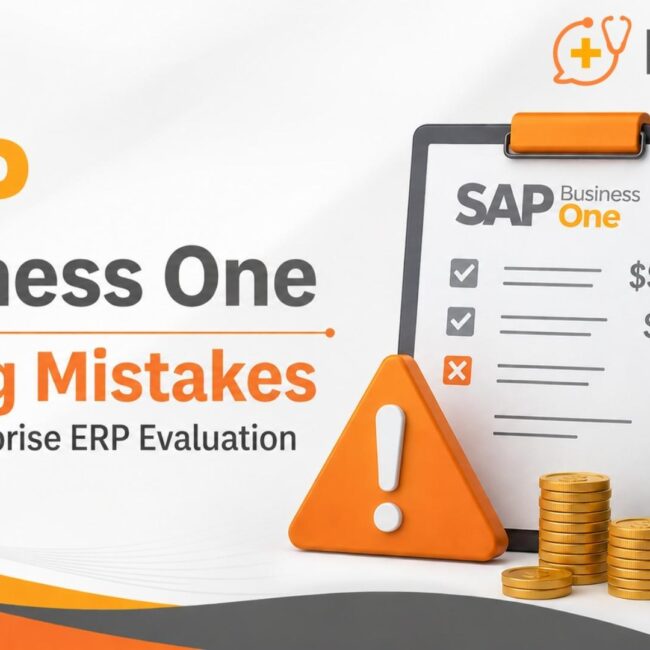 Enterprise decision-makers evaluating SAP Business One pricing, implementation costs, and ERP investment strategy for long-term ROI