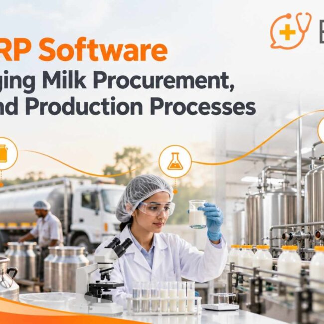 Dairy ERP Software for Managing Milk Procurement, Quality and Production Processes