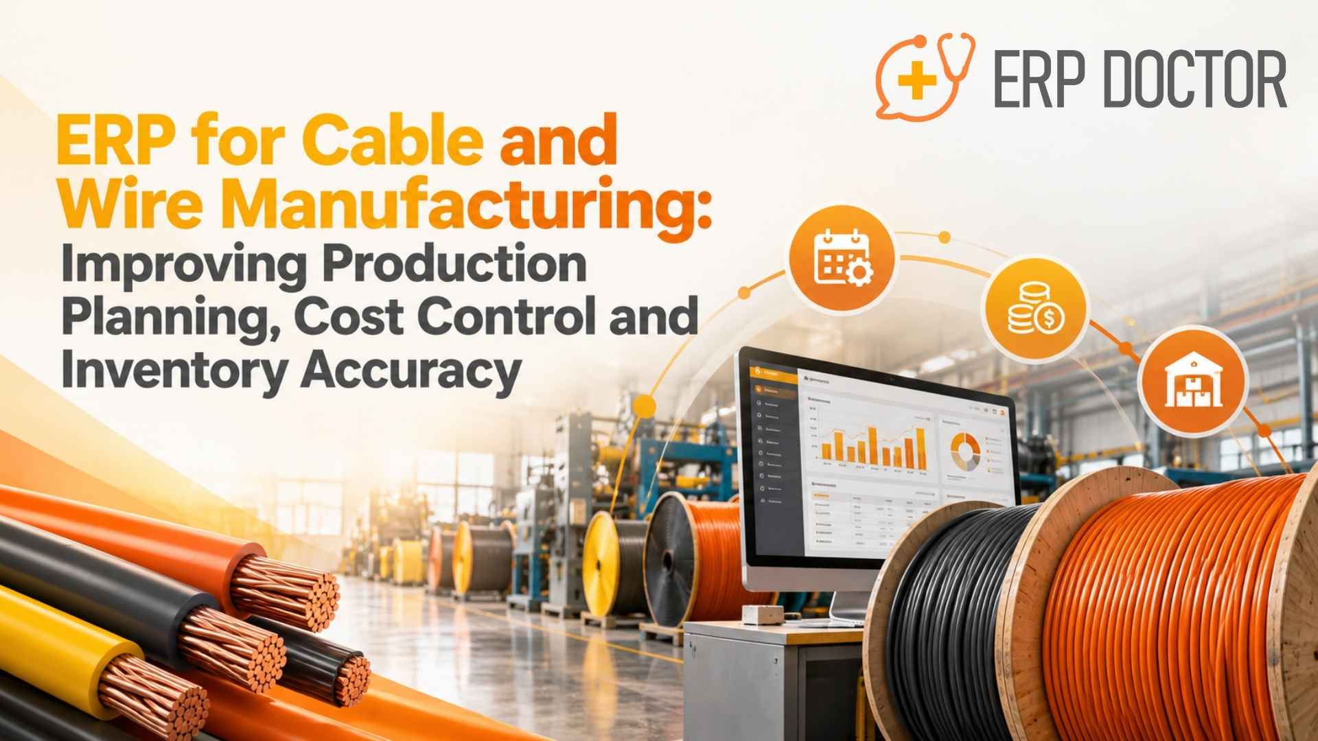 ERP for Cable and Wire Manufacturing: Improving Production Planning, Cost Control and Inventory Accuracy